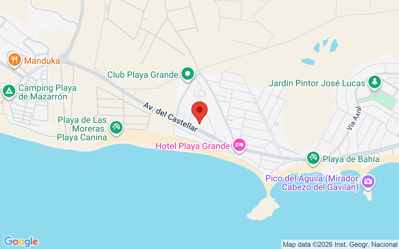 Map of Commercial unit - Bar for sale - Puerto de Mazarrón