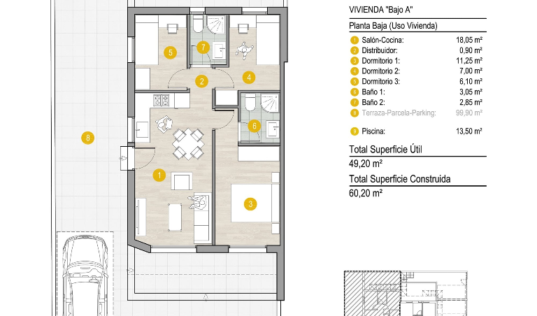 2 Bedroom Top Floor Apartment For Sale