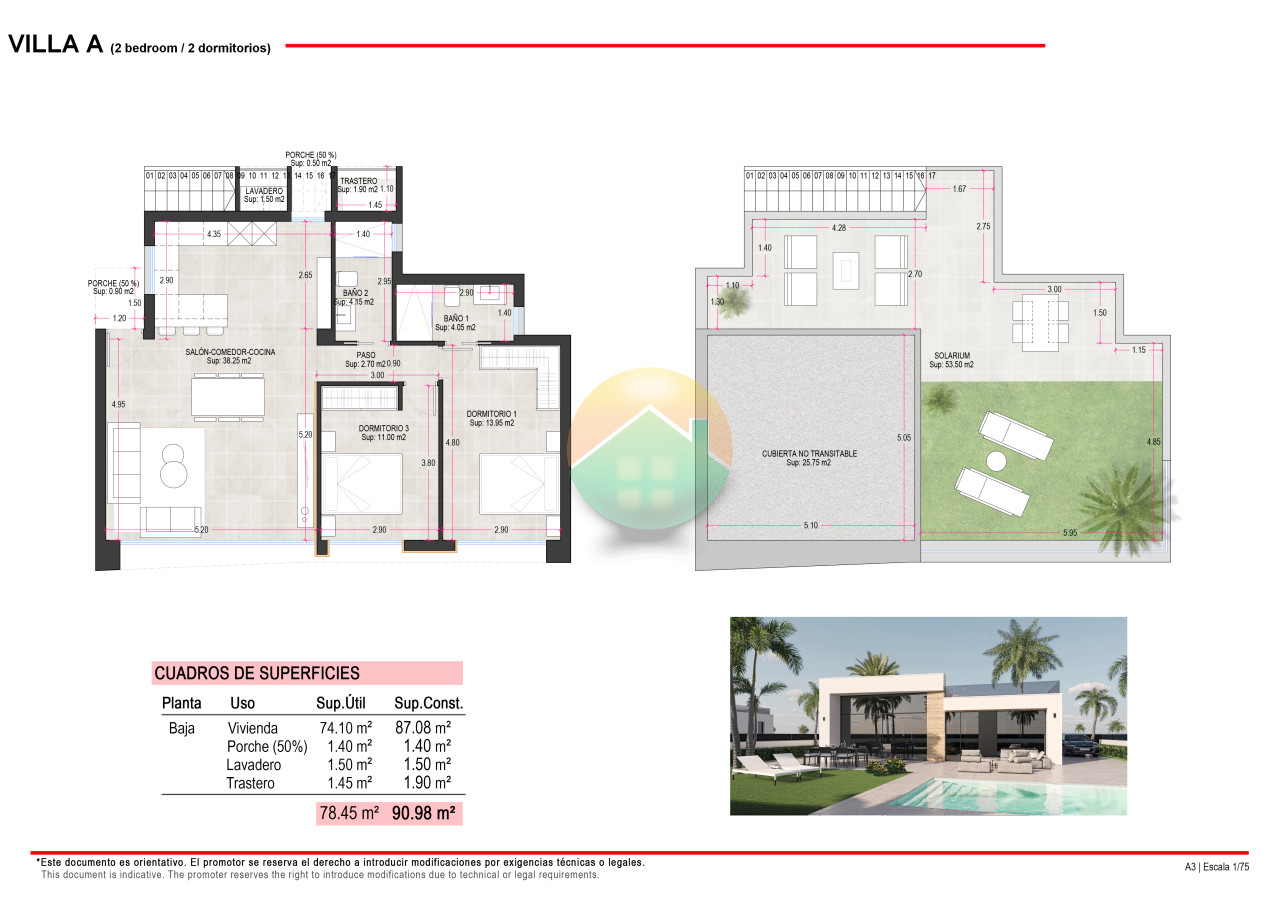 2 & 3 Bedroom Detached Villas-NEW BUILDS
